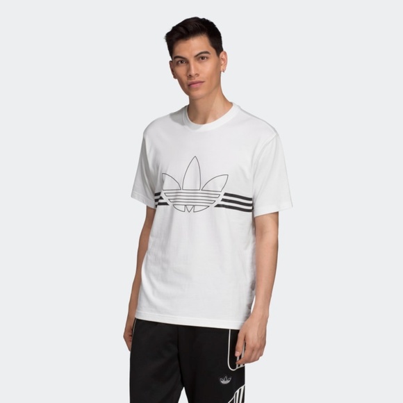 outline tee adidas